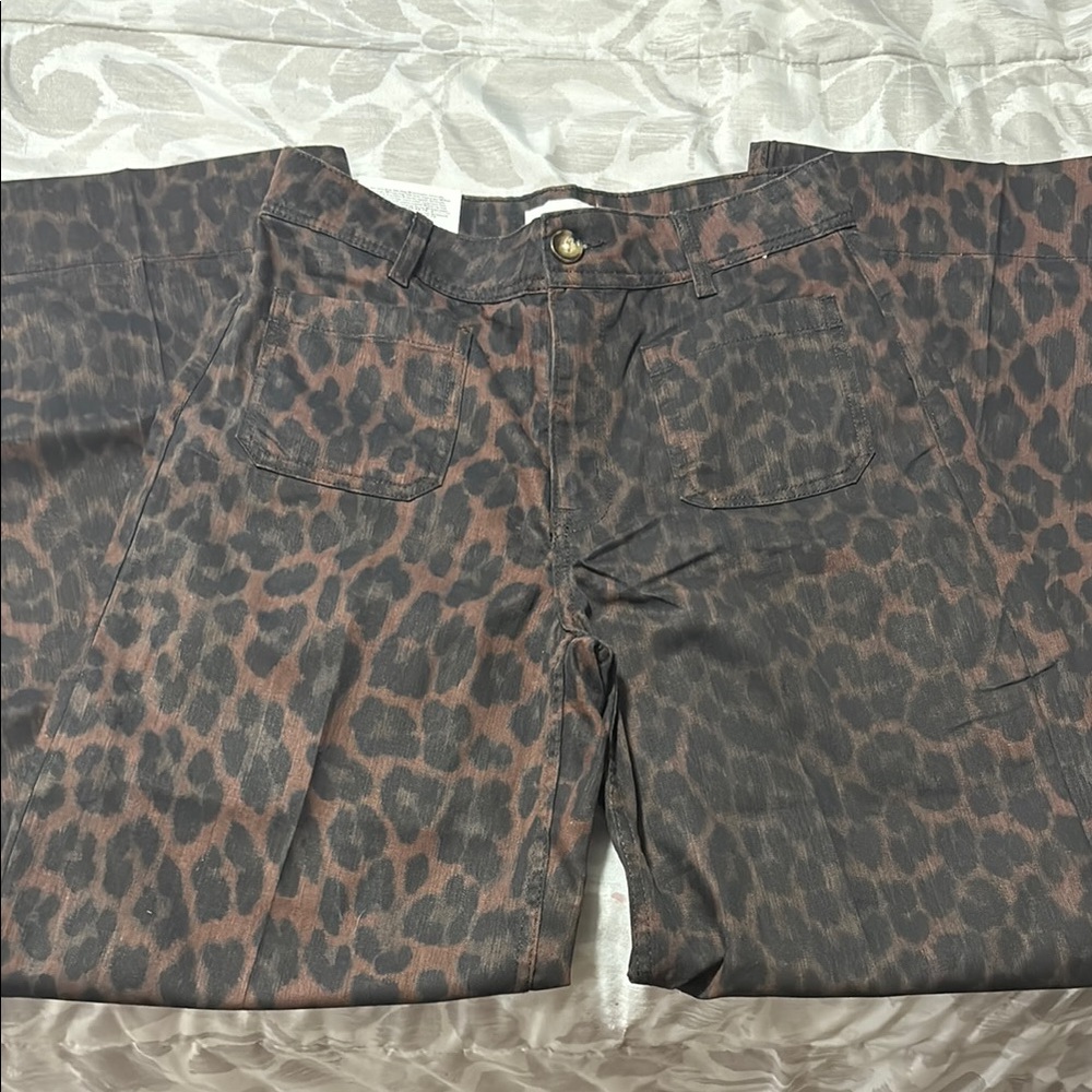 Leopard Print Pants